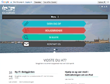 Tablet Screenshot of boliggaarden.dk
